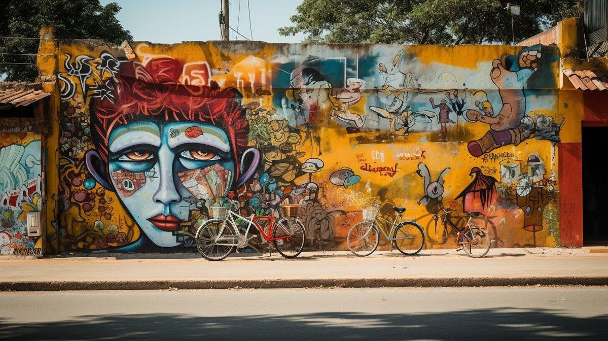 Hauz Khas Village Art